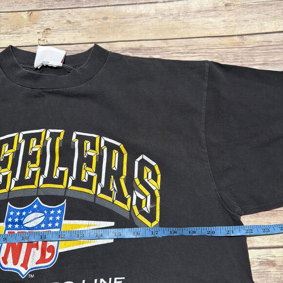 Vintage Pittsburgh Steelers Shirt Mens XL NFL Football Logo Athletic 90s Tee '96 - Picture 6 of 9